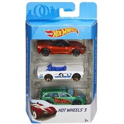 COCHE HOT WHEELS PACK DE 3 COCHES - MODELOS SURTIDOS