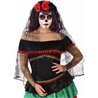 DIADEMA HALLOWEEN CATRINA CON VELO