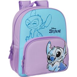 MOCHILA JUNIOR ADAPT.CARRO STITCH "SWEET"