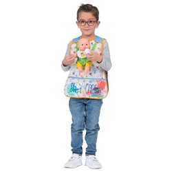 DISFRAZ YO QUIERO SER MAMÁ/PAPÁ (CHALECO, MUÑECO BEBÉ Y ACCESORIOS PARA EL BEBÉ) TALLA 3-5 AÑOS