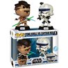 BLISTER 2 FIGURAS POP STAR WARS THE CLONE WARS DUELS PONG KRELL & CAPTAIN REX EXCLUSIVE