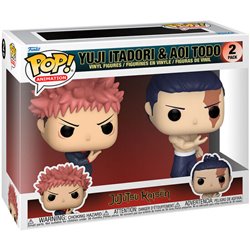 BLISTER 2 FIGURAS POP JUJUTSU KAISEN YUJI ITADORI & AOI TODO