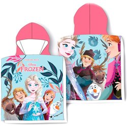 PONCHO TOALLA FROZEN DISNEY MICROFIBRA