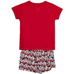 PIJAMA CORTO SINGLE JERSEY PUNTO MINNIE RED