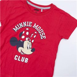 PIJAMA CORTO SINGLE JERSEY PUNTO MINNIE RED