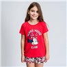 PIJAMA CORTO SINGLE JERSEY PUNTO MINNIE RED