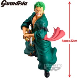 FIGURA RORONOA ZORO GRANDISTA ONE PIECE 22CM