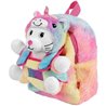 MOCHILA + PELUCHE GATO EMI 27CM