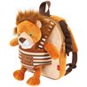 MOCHILA REVERSIBLE + PELUCHE LENNY LION 25CM