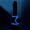 Lumino Play Set 3 Penis Ring Blue Light