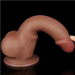 Dildo Sliding Skin 7.5 Brown