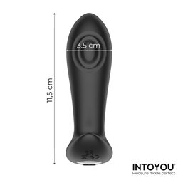 Milton Dual Tapping Anal Plug with Remote Control