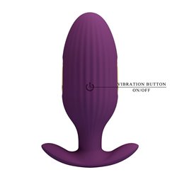 Jefferson Anal Plug with Vibration and Electroshock with App