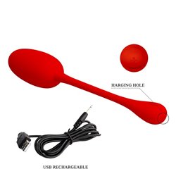 Knucker Vibrating Egg Red