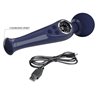 Skyler Massager Wand with Digital Screen Blue