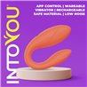 Couple Toy with App Flexible Silicone Salmon