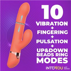 Mindy Vibe with Up and Down Beads Ring, Finger and Pulsation with APP