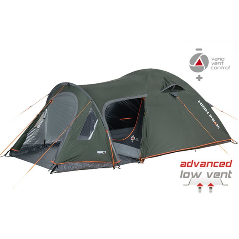 Kira 3.1 Family tent 3-person 365 x 180 cm Forest green