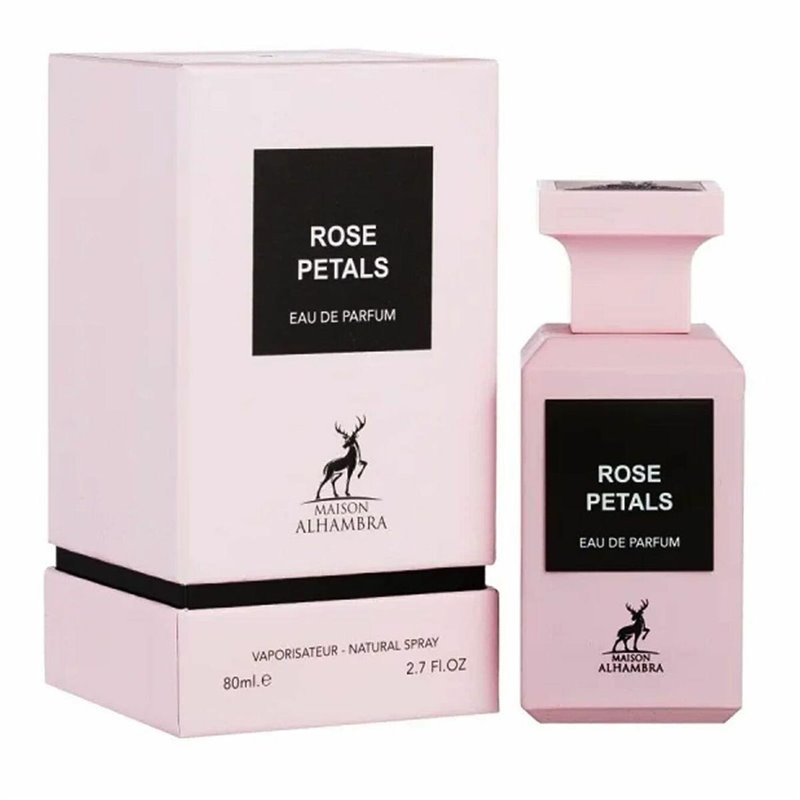 MAISON ALHAMBRA ROSE PETALS EAU DE PARFUM 80ML VAPORIZADORHOMBRE