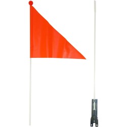 Safety Flag Divisible Safe through Traffic Orange