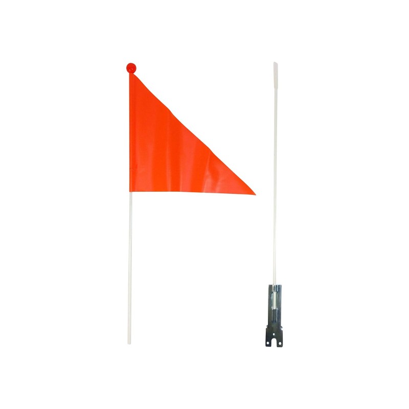 Safety Flag Divisible Safe through Traffic Orange