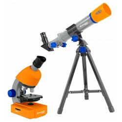 telescope and microscope junior 35 cm orange