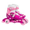 Princess Inline Skates Hardboot Pink Size 27-30