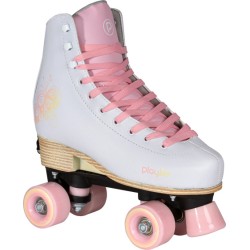 Classic adjustable roller skates junior white/pink size 35/38