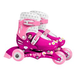 Princess Inline Skates Hardboot Pink Size 27-30