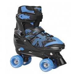 Quaddy 3.0 Roller Skates Boys Black/Blue Size 26-29