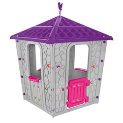 Stone Playhouse 114 x 114 x 151 cm Purple/Pink