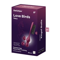 SATISFYER LOVE BIRDS VARY VIBRADOR ROJO 1UN;UNISEX