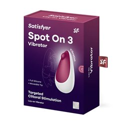 SATISFYER SPOT ON 3 VIBRADOR ROJO 1UNUNISEX