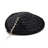 Nipple Covers with Metal Chain Black