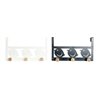 Door Coat Rack DKD Home Decor 8424001835553 Birds White Black Metal MDF Wood 28,5 x 9,5 x 16 cm (2 Units) (S3016417) - Teknashop