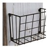 Magazine rack DKD Home Decor White Brown Metal Paolownia wood (57 x 10 x 40 cm) (S3015471) - Teknashop Ltd