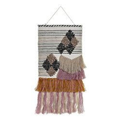 Hanging decoration DKD Home Decor Jute Cotton Wool (46 x 2 x 110 cm) (S3013933) - Teknashop Ltd