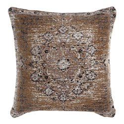 Cushion DKD Home Decor 8424001832477 Black Beige Light brown Squared Arab 45 x 12 x 45 cm (S3017244) - Teknashop Ltd