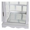 Lantern DKD Home Decor White Crystal Pinewood (22.5 x 22.5 x 47 cm) (S3014042) - Teknashop Ltd