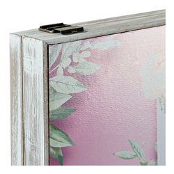 Cover DKD Home Decor 8424001797189 Counter Wood MDF Wood Pink Lilac 2 Units 46 x 6 x 32 cm (S3014121) - Teknashop Ltd