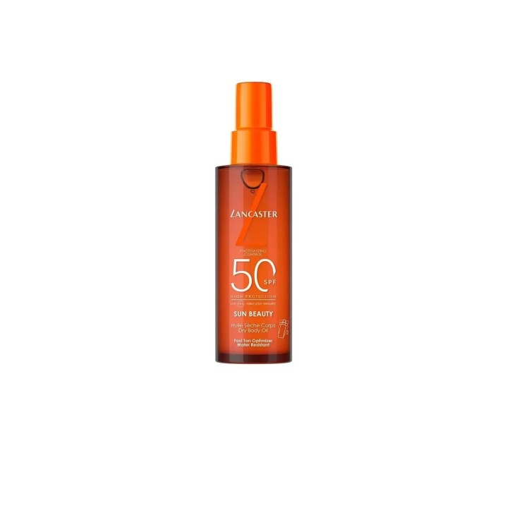 Lancaster Sun Body Ultra Tanning Sun Beauty Satin Dry Oil Spf50 - unisex - Teknashop Ltd