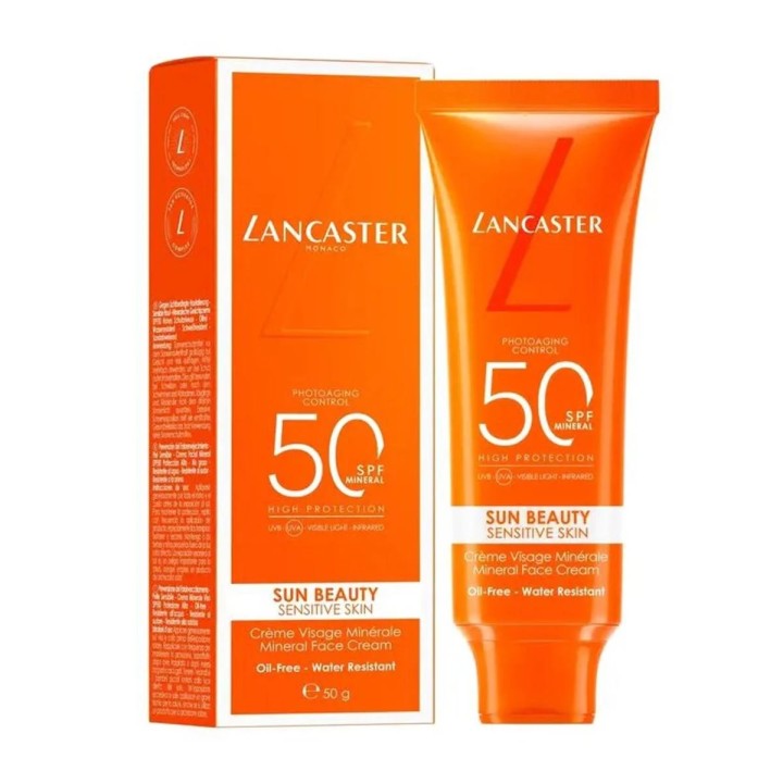 Lancaster Sun Beauty Crema Facial Piel Sensible Spf50 50ml - unisex - Teknashop Ltd