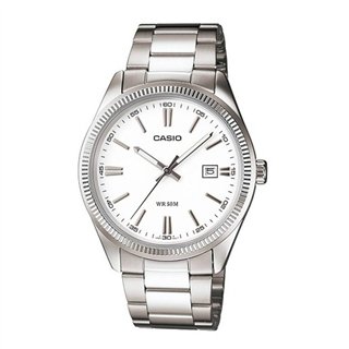 CASIO COLLECTION Mod. LADY DATE - WHITE - WW.LTP-1302D-7A1VDF - Teknashop Ltd
