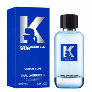 Karl Lagerfeld Jeans Urban Blue Eau De Toilette Spray 100ml - unisex - Teknashop Ltd