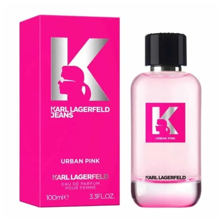 Karl Lagerfeld Jeans Urban Pink Eau De Perfume Spray 100ml - unisex - Teknashop Ltd