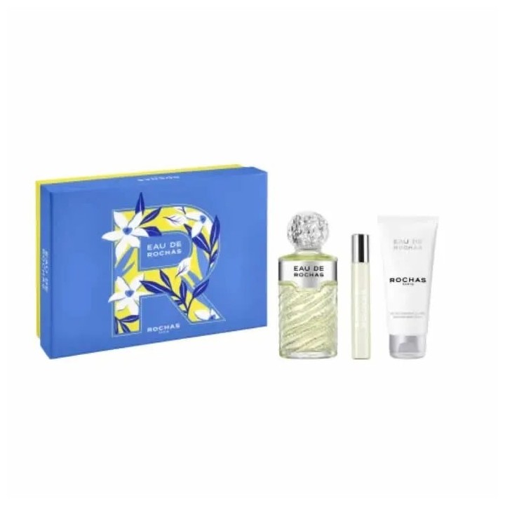 Rochas Eau De Rochas Eau De Toilette Spray 100ml Set 3 Pieces - woman - Teknashop Ltd