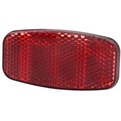 Rear carrier reflector oval red - Teknashop Ltd