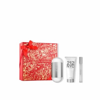Carolina Herrera 212 Nyc Eau De Toilette Spray 100ml Set 3 Pieces - woman - Teknashop Ltd