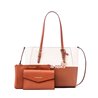 Women's Handbag Michael Kors CHARLOTE Brown 27 x 34 x 11 cm (S0384529) - Teknashop Ltd