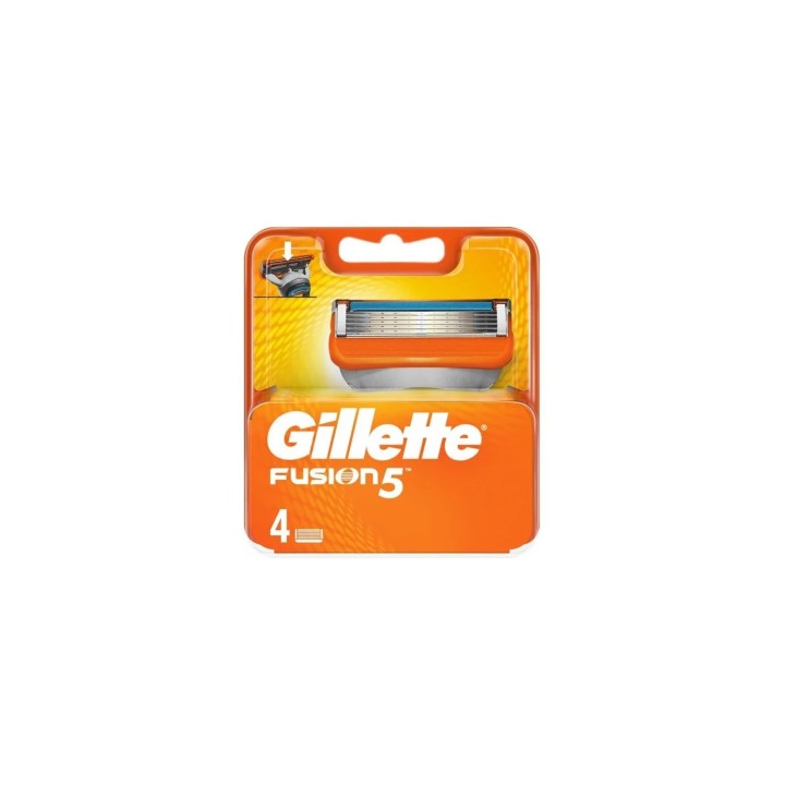 Gillette Fusion 5 Cuchillas Pack Recambio 5 Hojas 4un - unisex - Teknashop Ltd